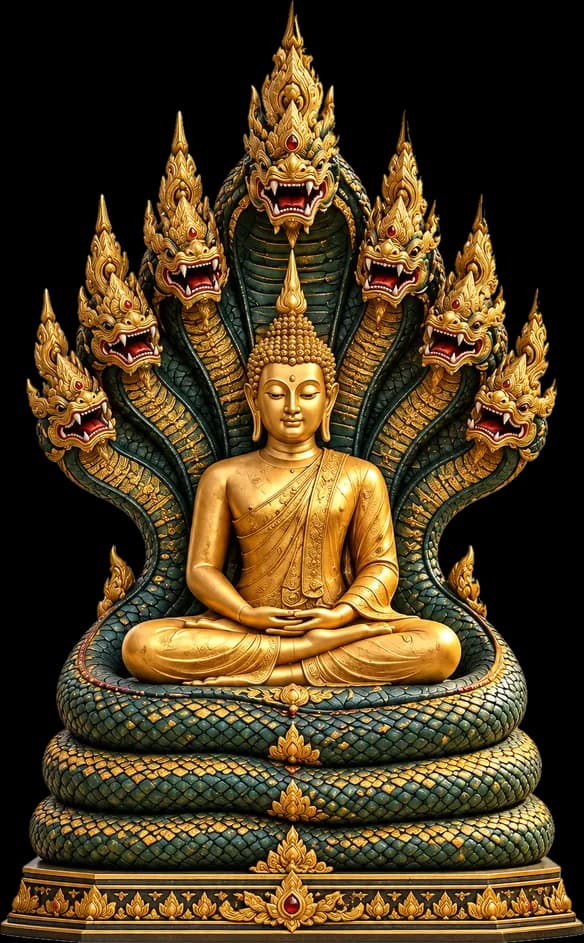 Buddha hari Sabtu — Phra Naga Prok